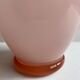 Vase en opaline rose