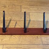 Vintage coat rack with 3 hooks