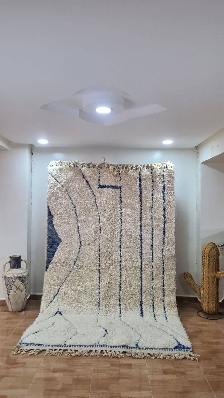 Handmade Beni Ouarain rug 250x150 cm