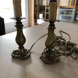 Set of 2 foot bedside lamp