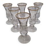 6 verres à liqueur