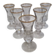 6 liqueur glasses