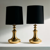 Brass table lamp, set of 2