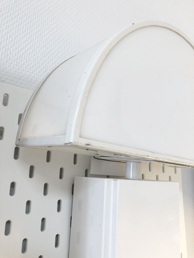 Pair of "Olympe" wall lights by Guzzini, 1970