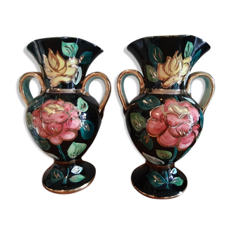 Paire de deux vases Monaco Vallauris