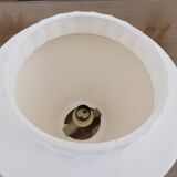 Orange plexiglass pendant light 1970