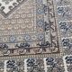Grand tapis persan beige marron laine nouée fait main 250x350cm