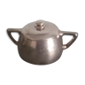 Silver metal sugar bowl "Ermitage", brand "Wiskemann".