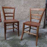 Pair of wooden chairs from the 1920s