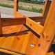 Vintage set pine coffee table and corner table
