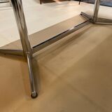 Dining room table marble chrome legs