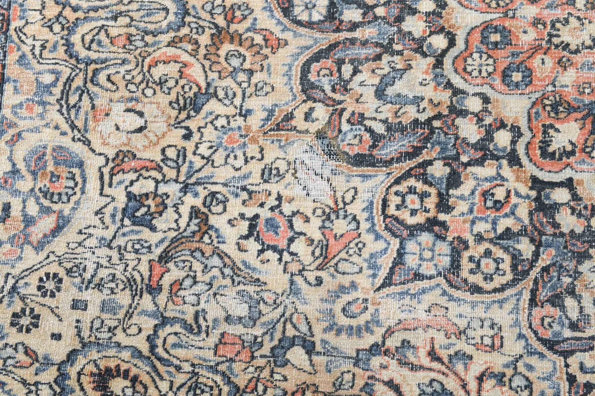 Tapis persan classique antique bleu clair 10x13, 296x386 cm