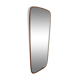 Mirror with wooden teak edge