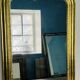 Superb antique gilded mirror in gold leaf – 82×57cm – late 19th century.