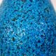 Large vintage fat lava ceramic vase H41cm