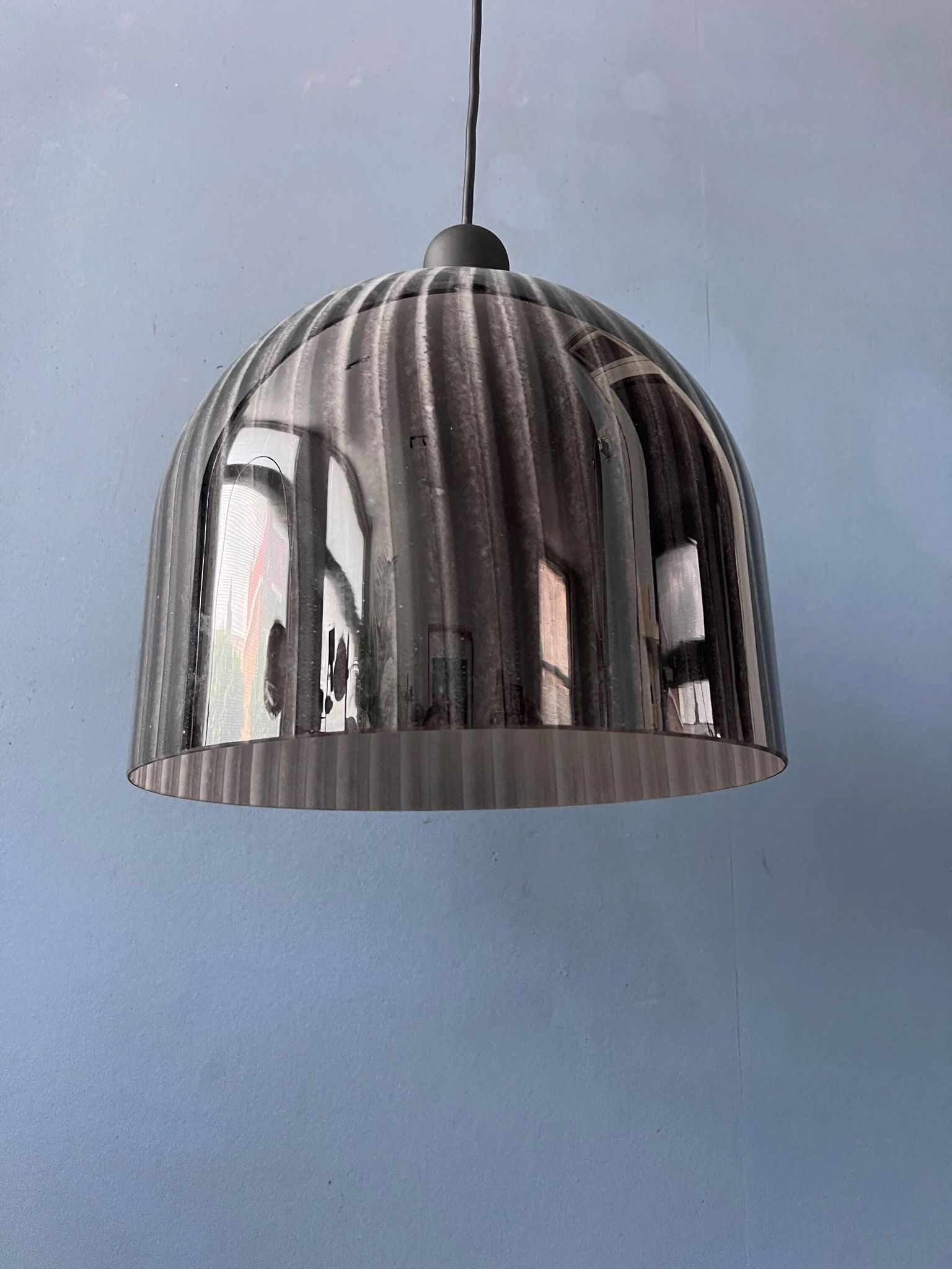 Suspension en verre Mid-Century par Peill and Putzler