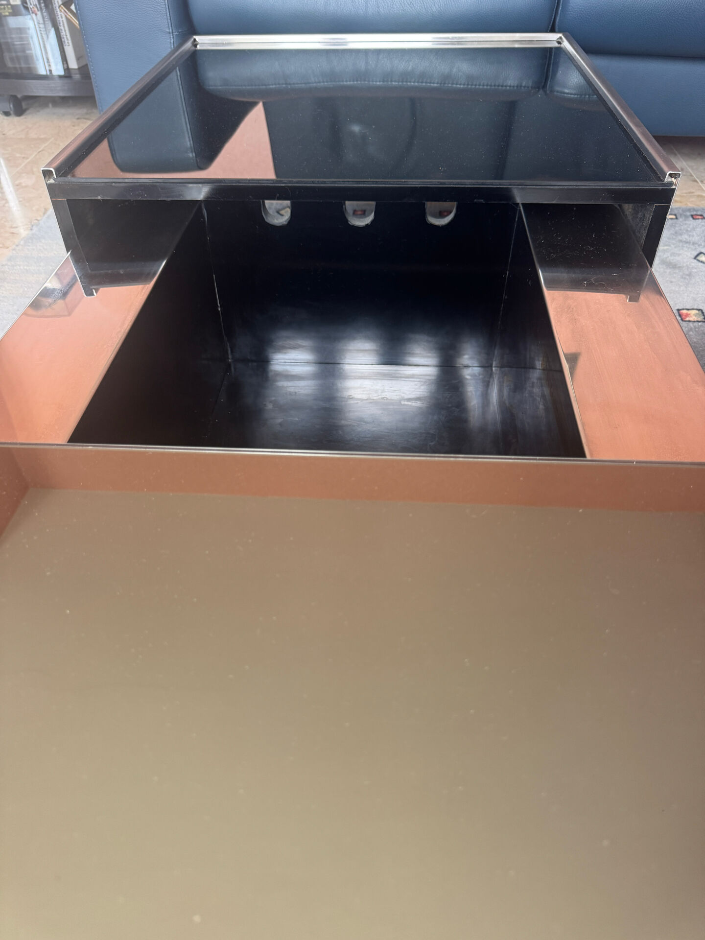 Table basse bar Willy Rizzo