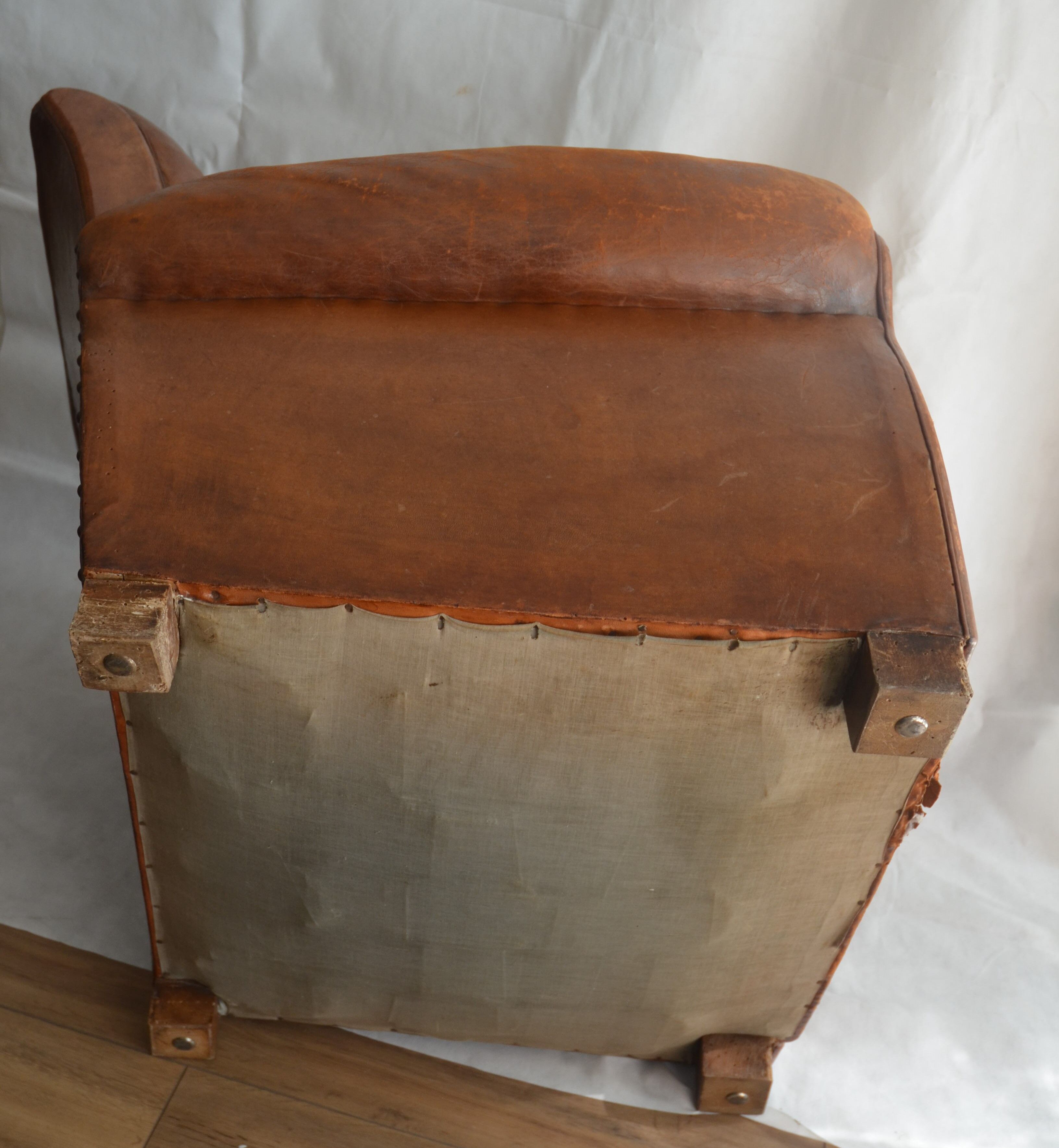 Leather armchair