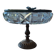 Coupe en cristal taillé cerclée de laiton, fin 19ème