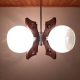 Mid-century Murano glass pendant by Mazzega, 1970s.