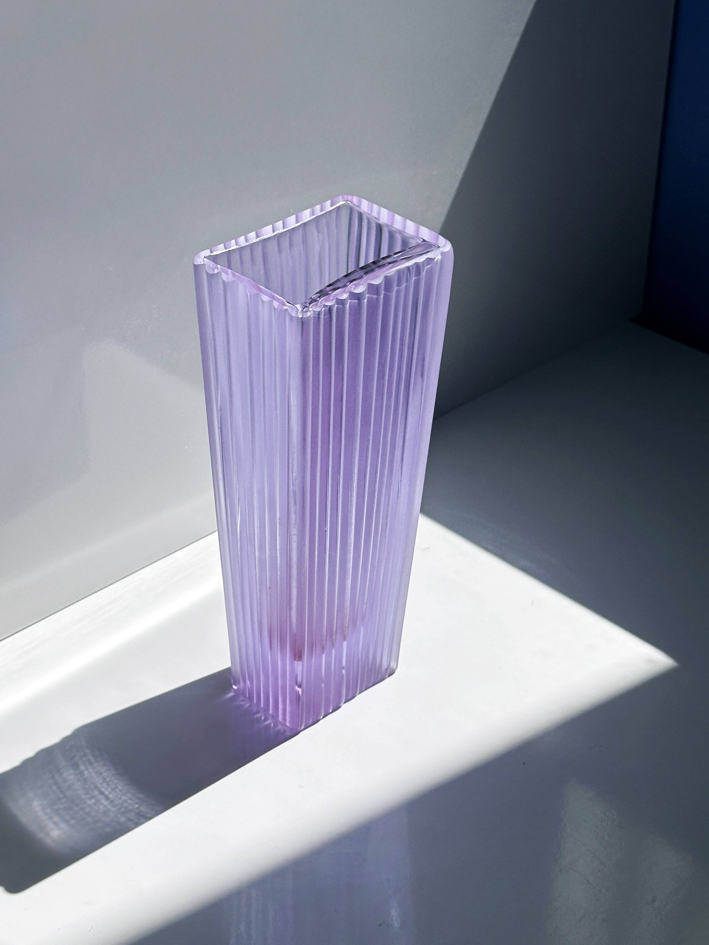 Alexandrite Glass Vase by Oldrich Lipa 1958
