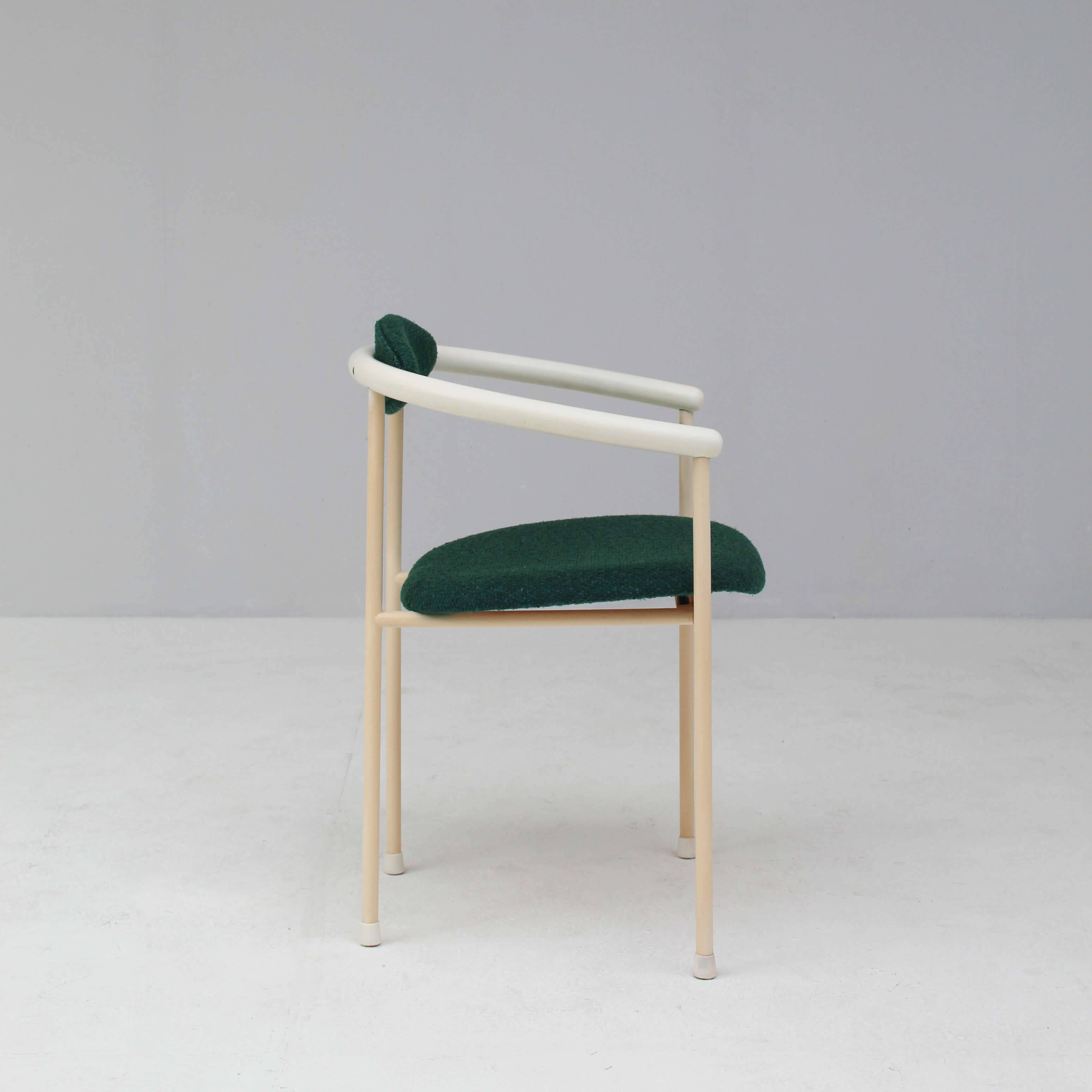 Set Italian dining chairs