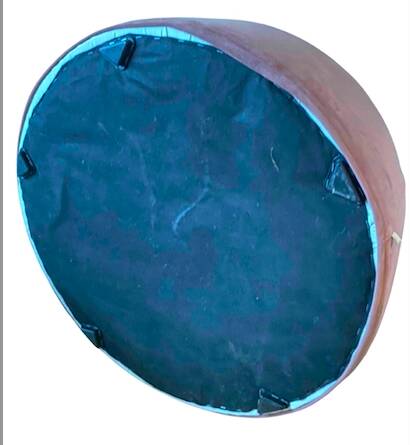 ROUND PUFF | OLD ROSE | 75 CM