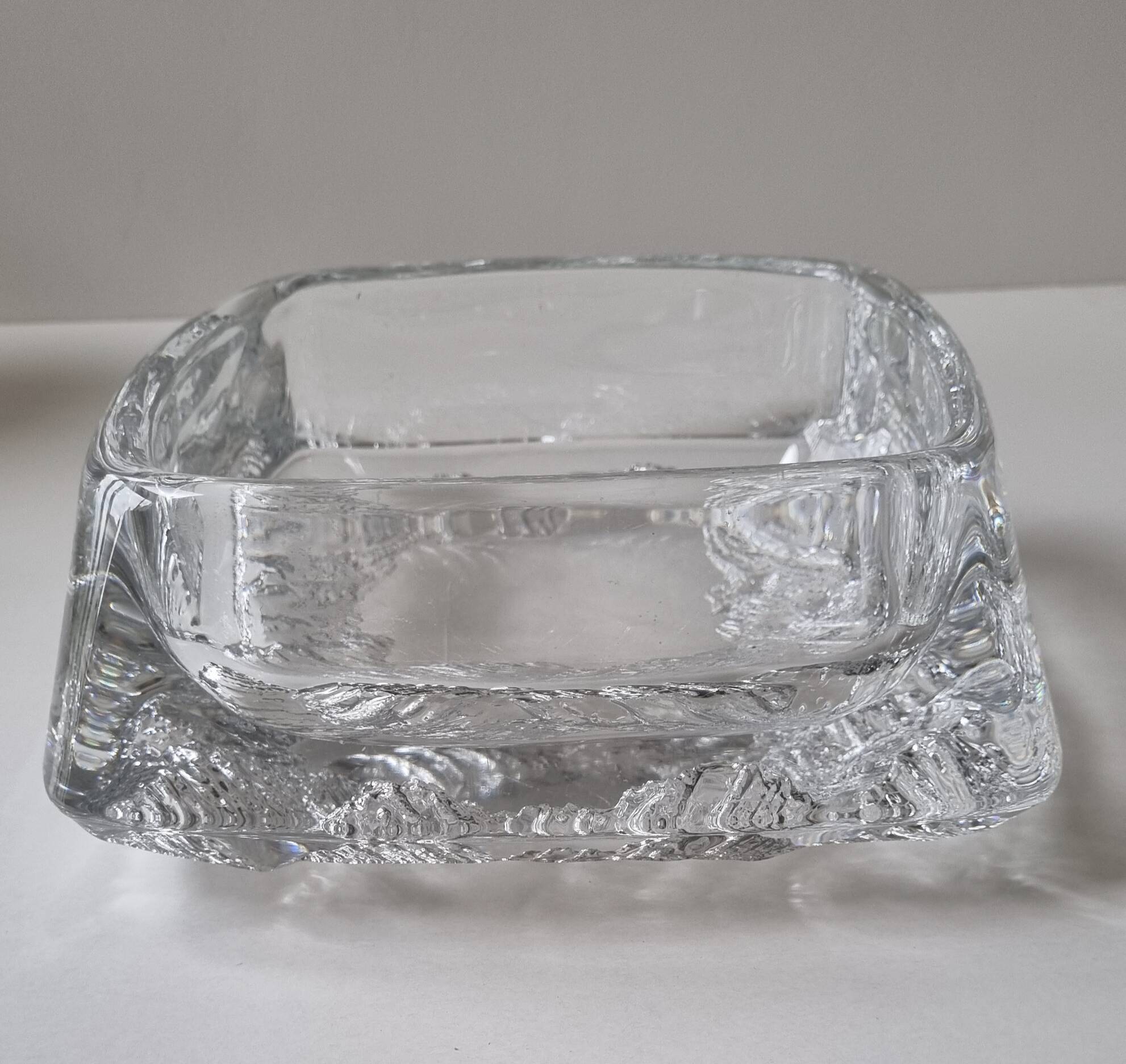 Cup, empty pocket, square Cristal Daum