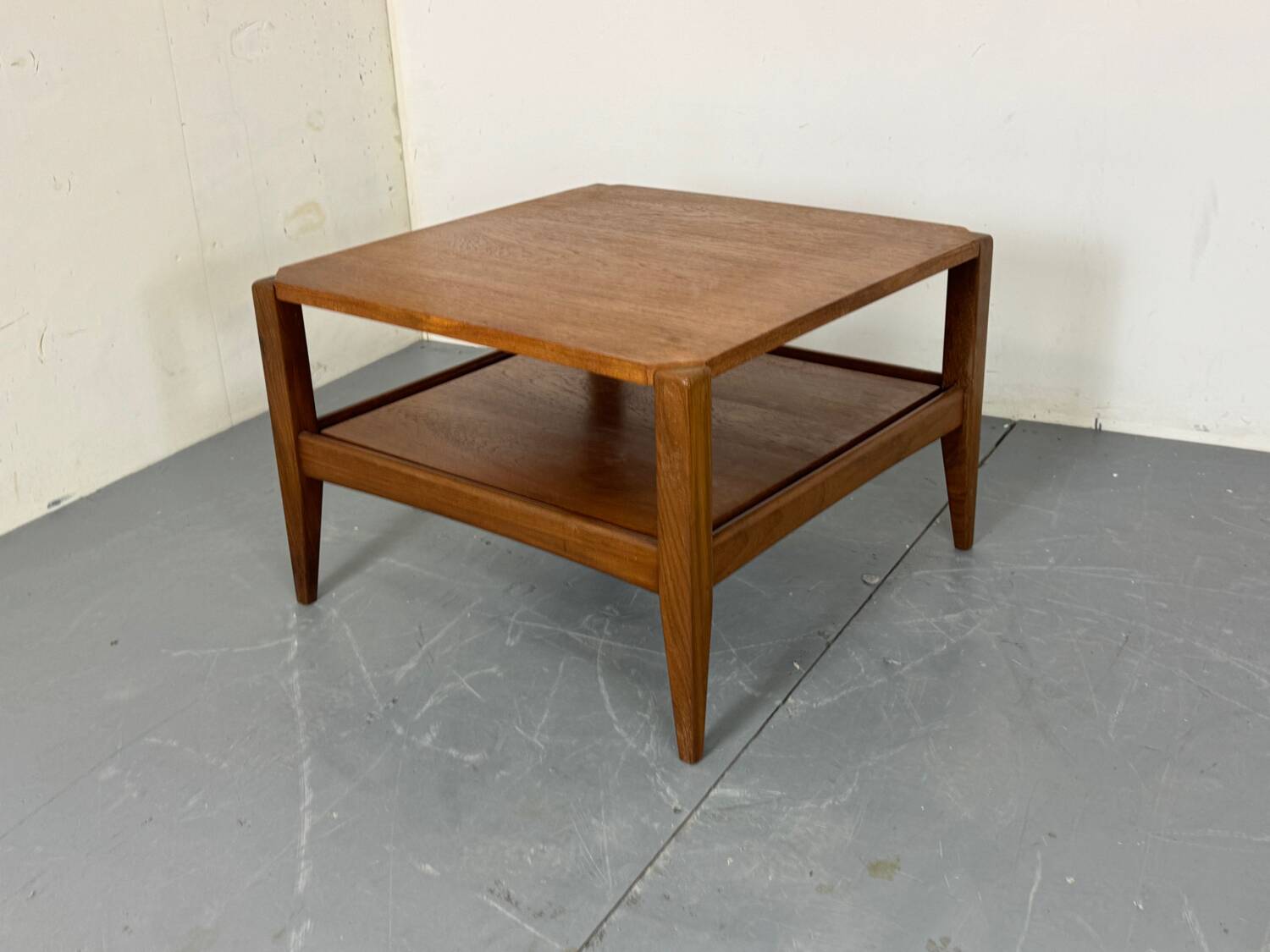 Scandinavian Danish Teak & Formica Coffee Table, 1950s