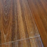 Danish teak round extending dining table