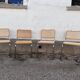 Lot de 4 chaises 1950
