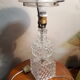 Lampe cristal transluside de 1960 a70s