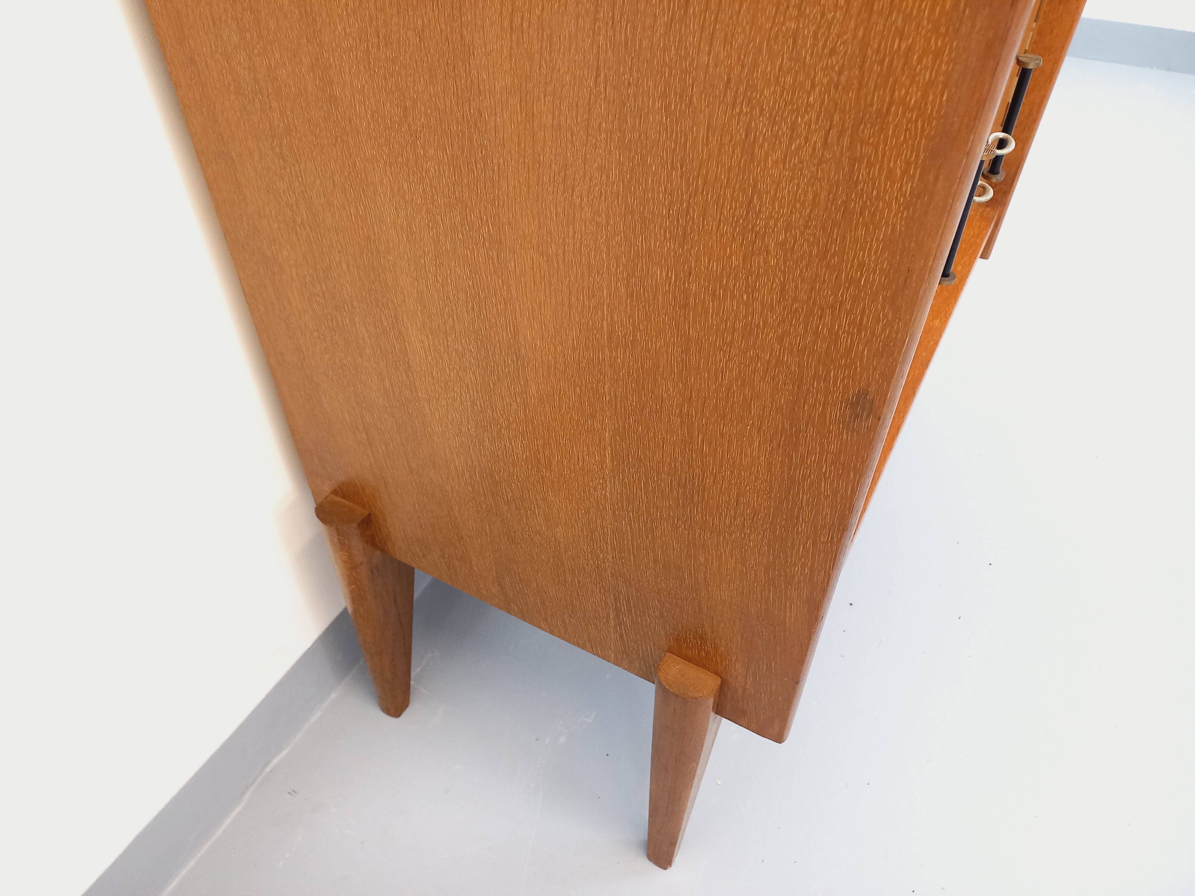 Vintage storage bookshelf René Gabriel Scandinavian style