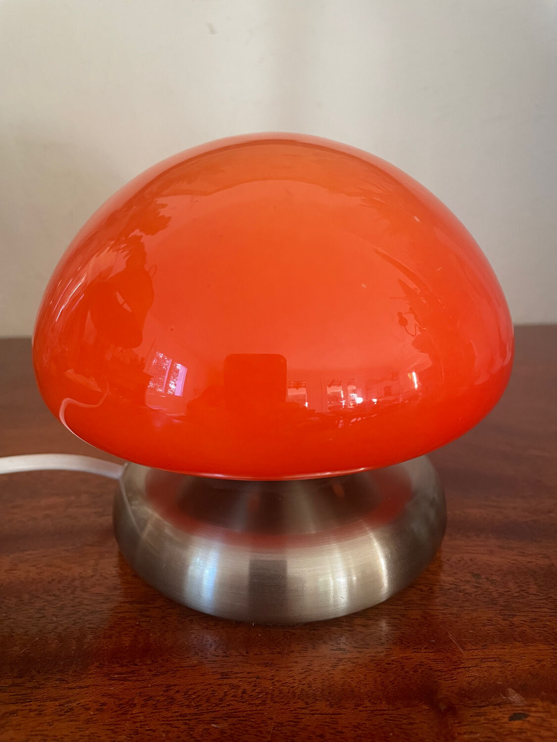 80s tactile mushroom lamp