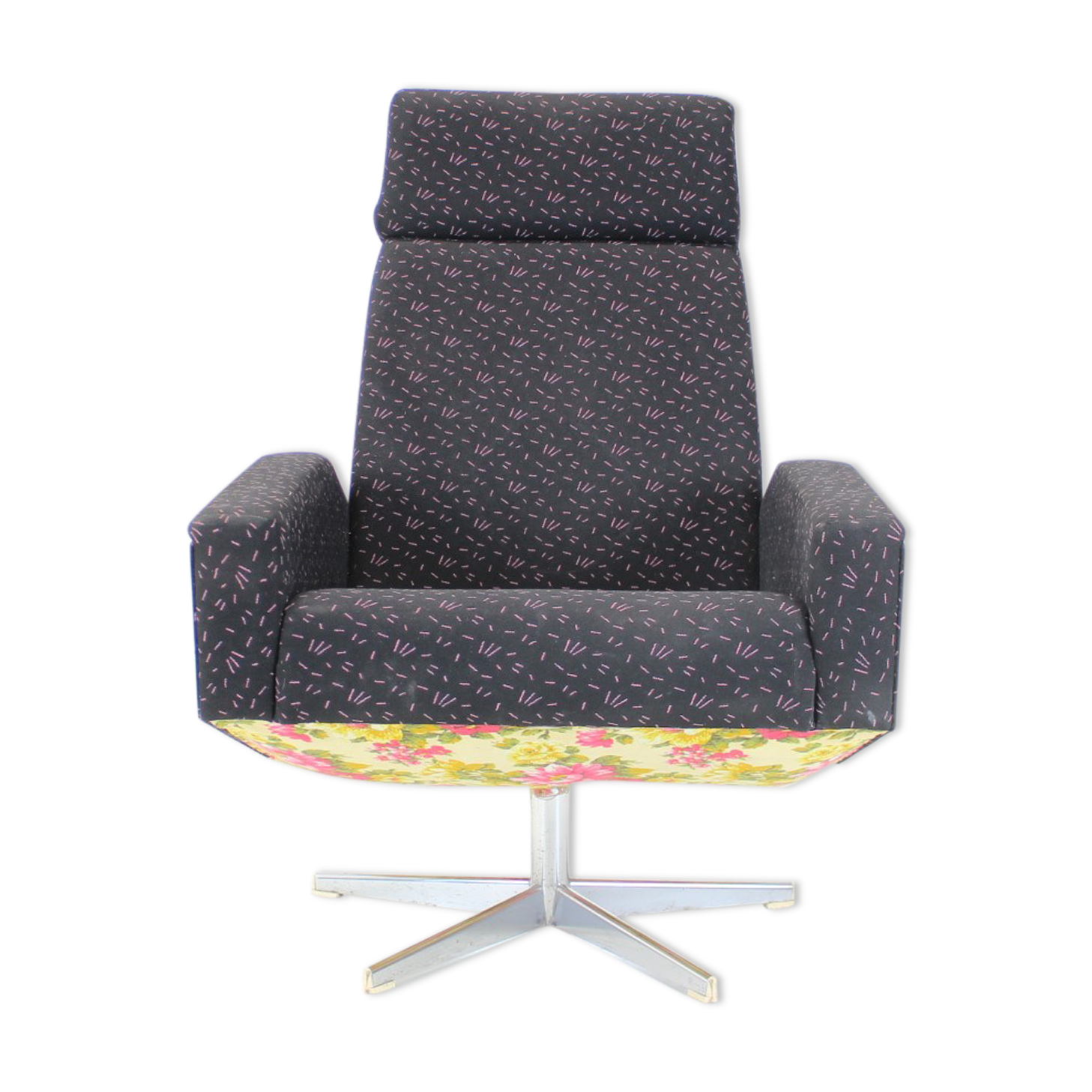 Mid-century adjustable relax armchair, 1970's.