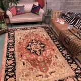 Fine Afghan Wool Ziegler Rug 276x184 cm