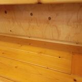 Charlotte Perriand Les Arcs vintage pine storage unit from the 60s 70s