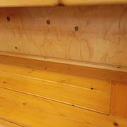 Charlotte Perriand Les Arcs vintage pine storage unit from the 60s 70s