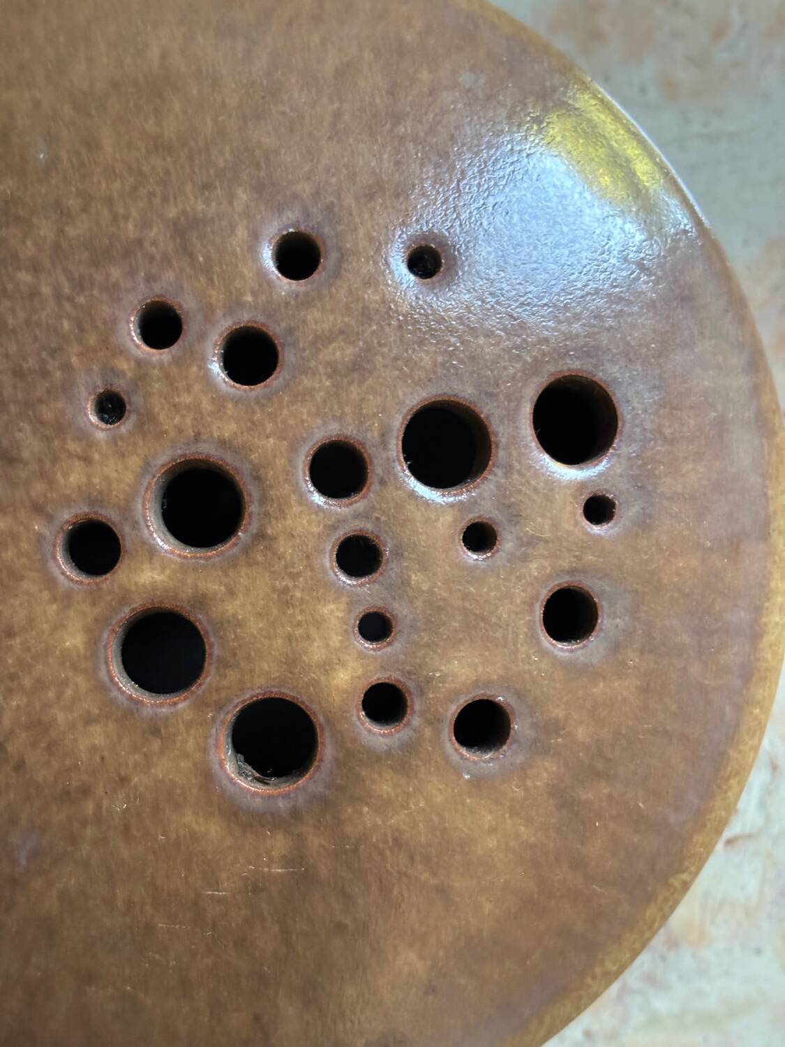 Flower frog - ceramic by Alain Di Bin