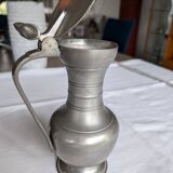 Pewter jug and cups set