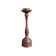 Bougeoir en bois ciselé - 19,5cm
