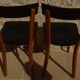 2 chaises Lutherma et 2 chaises Bauman de style en bois