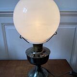 Art Nouveau electric oil lamp made in England, model Alladin 23