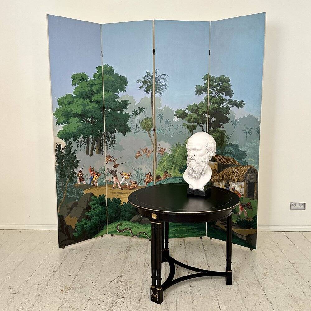 White Bust of Socrates, 1940, Plaster on a Black Marble Base