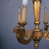 Gloss wood Golden 4 lights