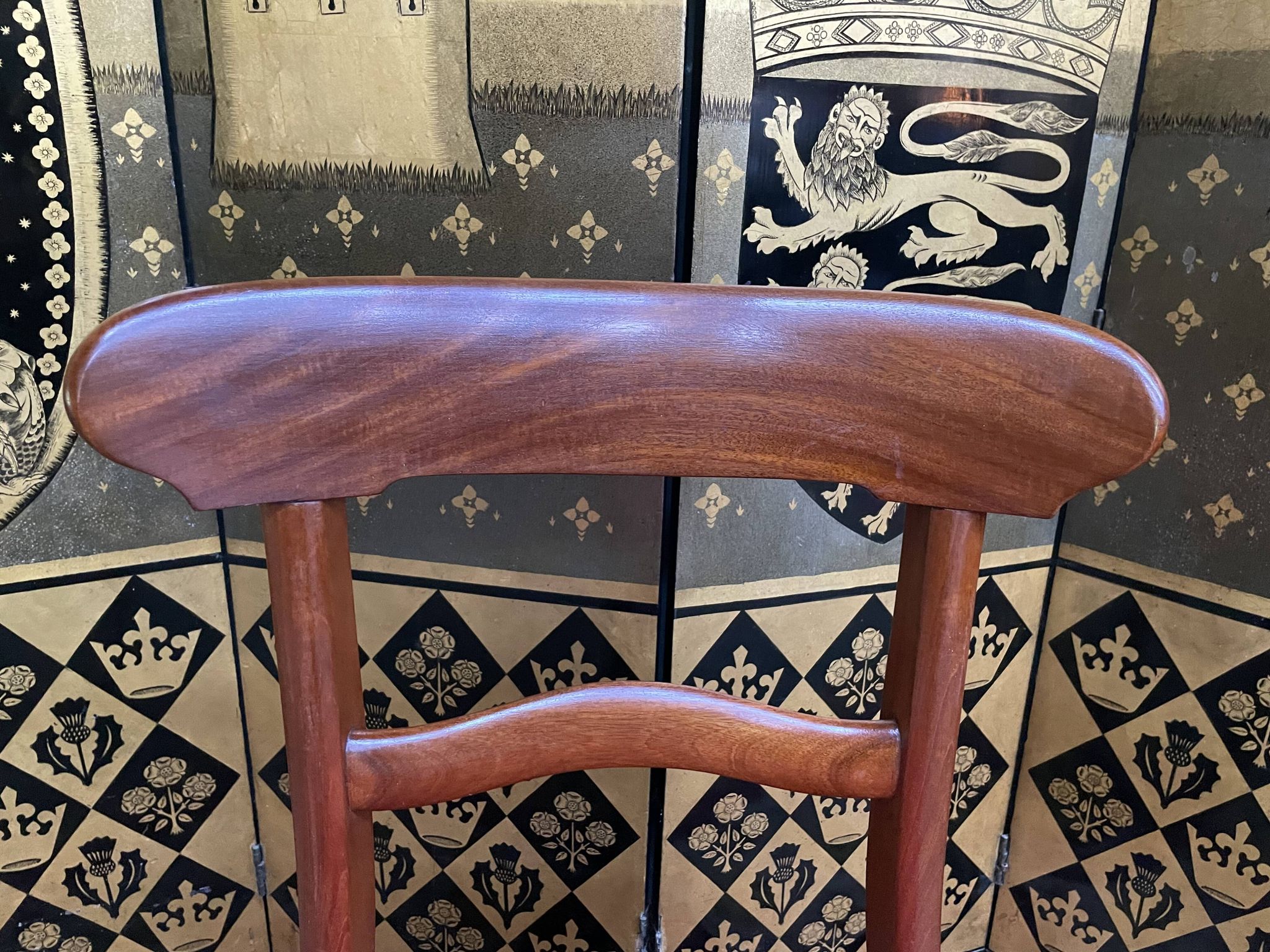 Suite of 6 english mahogany chairs 19th restored