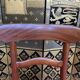 Suite de 6 chaises anglaises en acajou 19eme restaurées