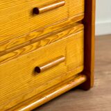 Gauthier Maison chest of drawers in solid pine, 1980s