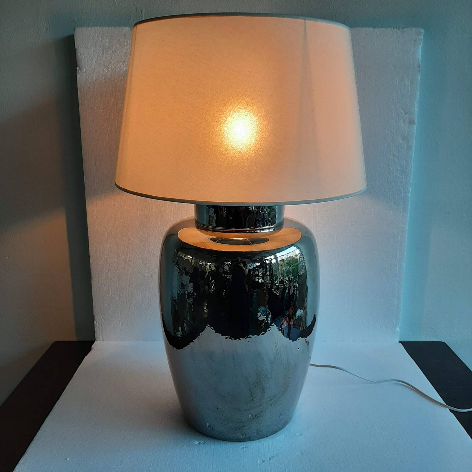 Lampe vintage Faïencerie de Charolles
