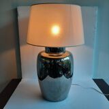 Large vintage lamp Faiencerie de Charolles